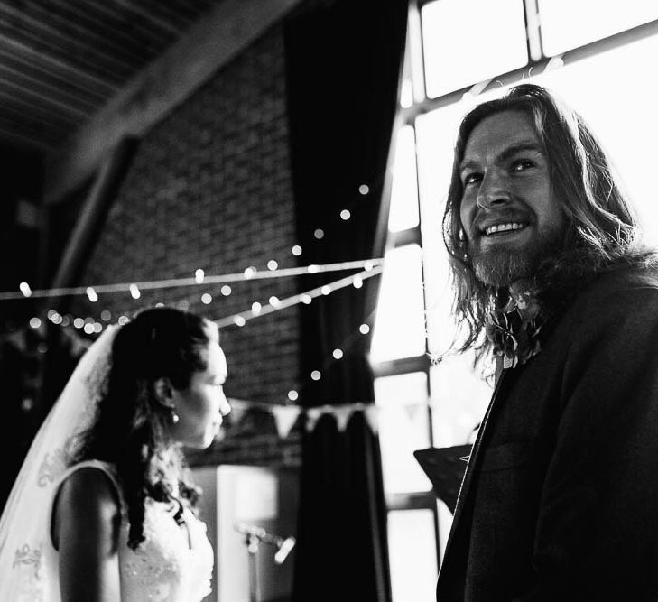 Wedding Ceremony In Village Hall