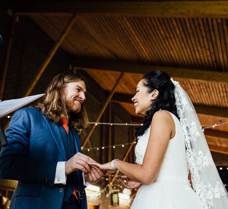 Wedding Ceremony In Village Hall