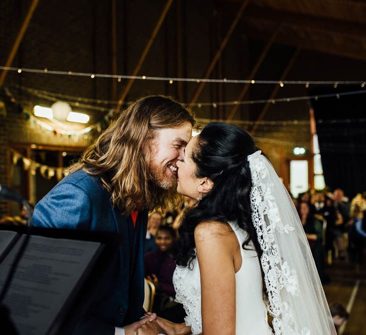 Wedding Ceremony In Village Hall