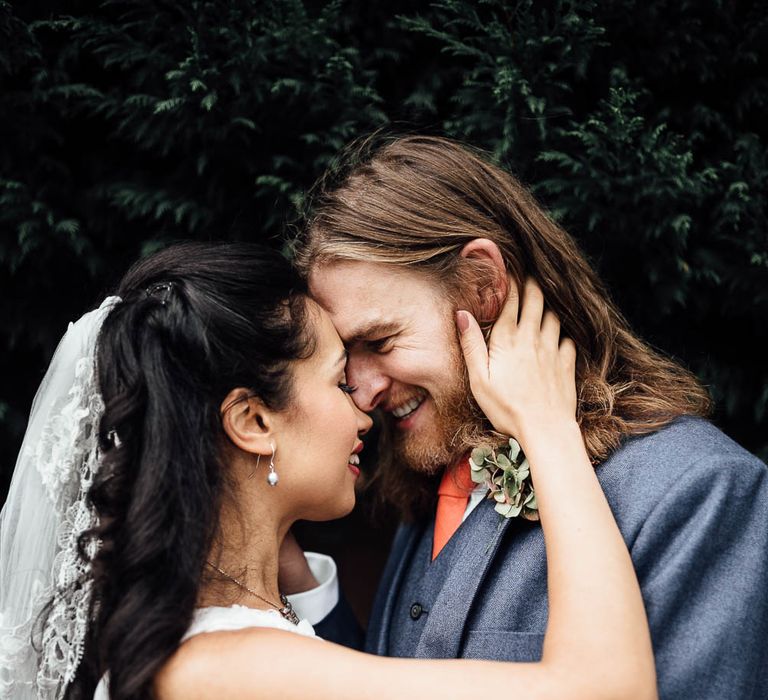 Autumnal Village Hall Budget Wedding With Bridesmaids In Tulle Skirts And Images By Beatrici Photography