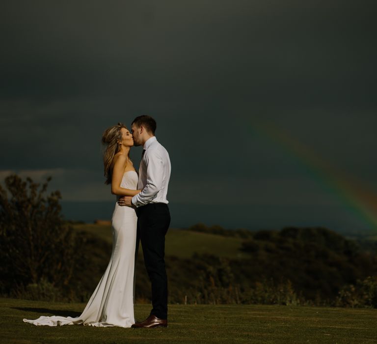 Bride & Groom Portraits Yorkshire Dales Wedding