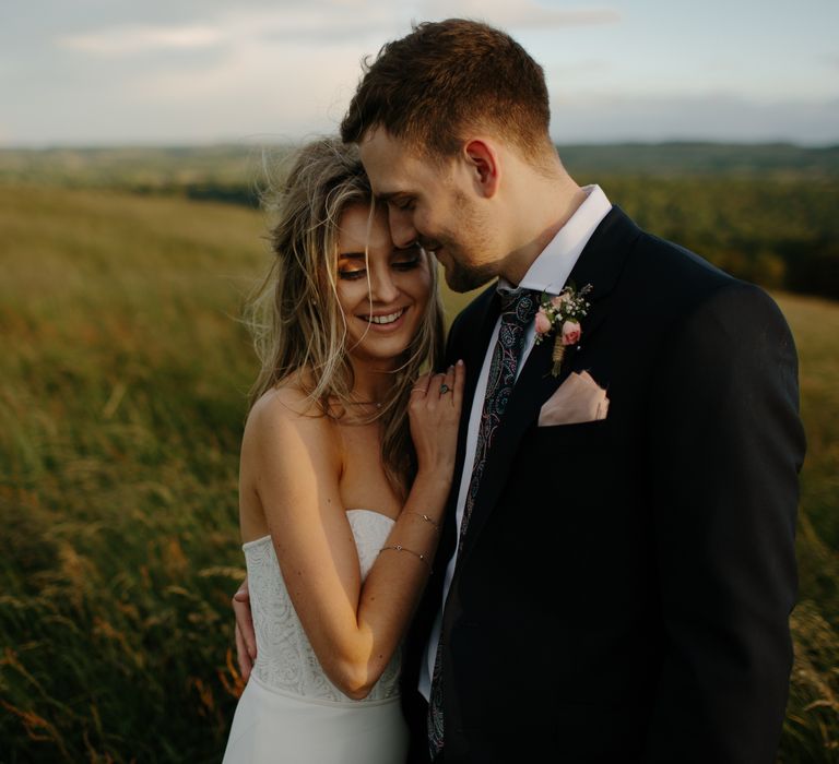 Bride & Groom Portraits Yorkshire Dales Wedding