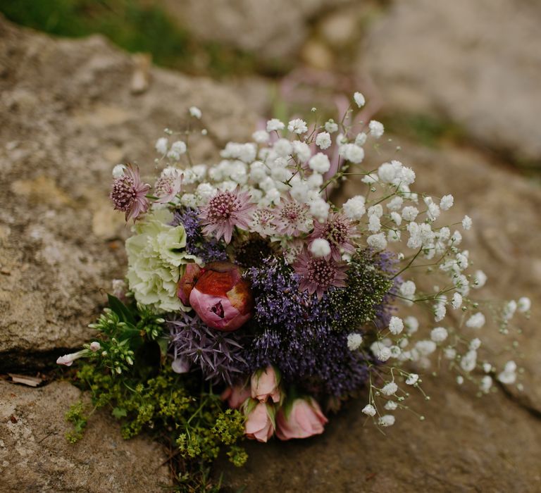 Bridesmaids Bouquet With Local Flowers