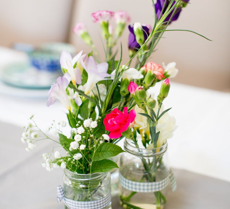 Wild Flowers in Jam Jars