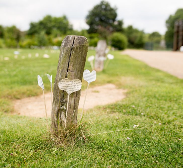 DIY Heart Stakes