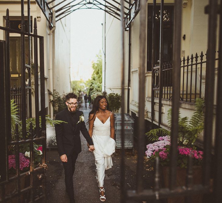 Bride & Groom London Portrait