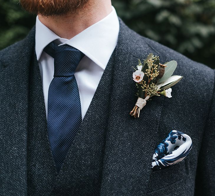 Devonshire Terrace For A Stylish Green &amp; White Wedding With Lots Of Foliage And Elegant Signage With Bride In Bespoke Pronovias And Images From Miss Gen