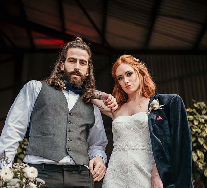 Stylish Bride & Groom | Industrial Wedding Inspiration at Victoria Warehouse in Manchester | Planning & Styling by The Urban Wedding Company | 2 Ducks Galleries