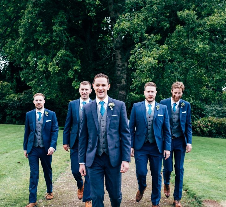 Groomsmen in Next Suits | Rustic Wedding at Patricks Barn, Sussex | Dale Weeks Photography | Love Filmed