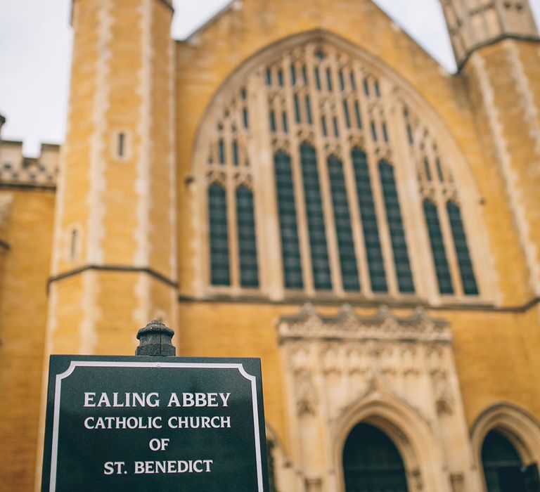 Ealing Abbey Intimate Church Wedding Ceremony