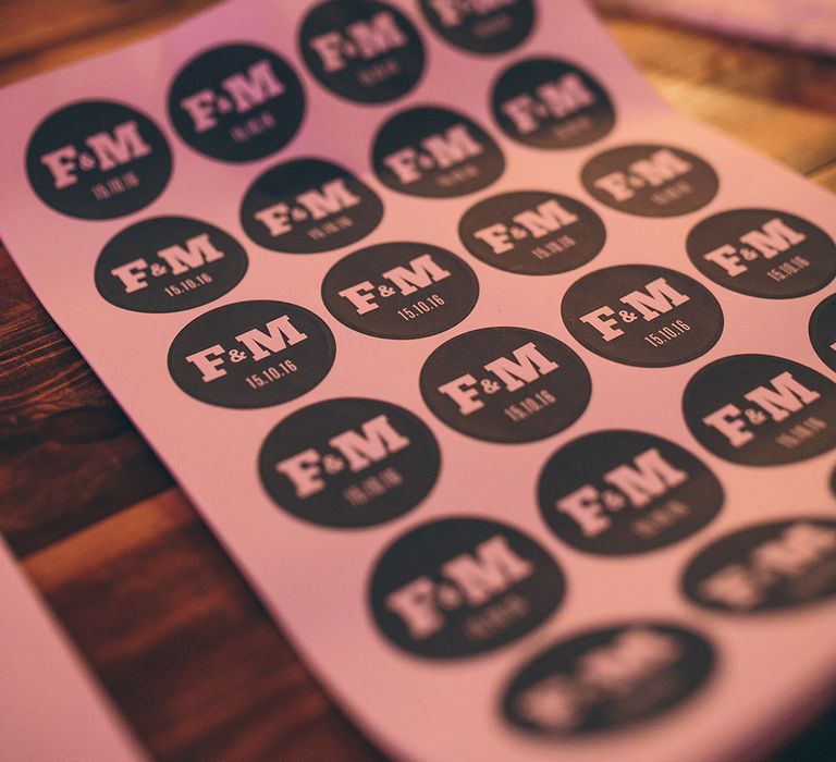 Personalised Wedding Stickers