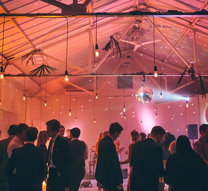 Industrial Wedding Lighting