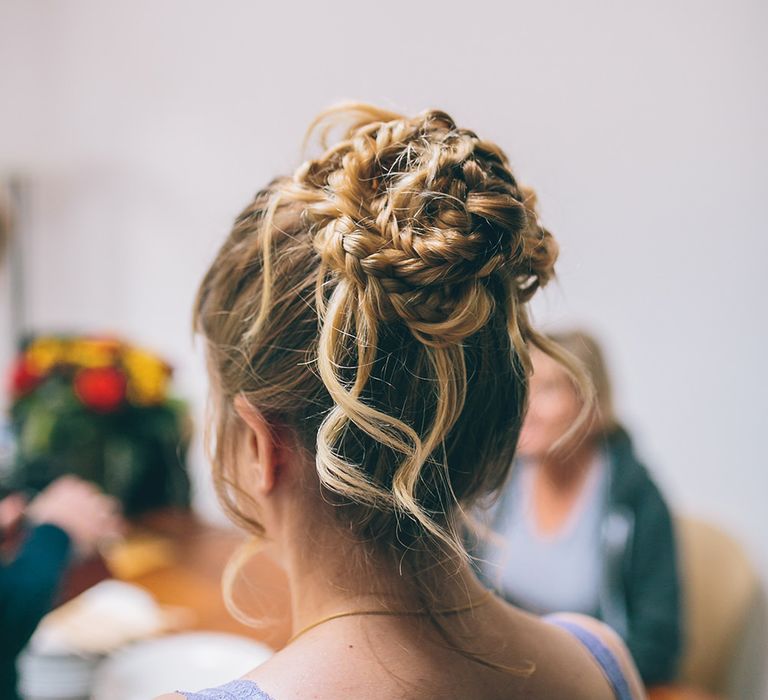 Bridal Braided Up Do