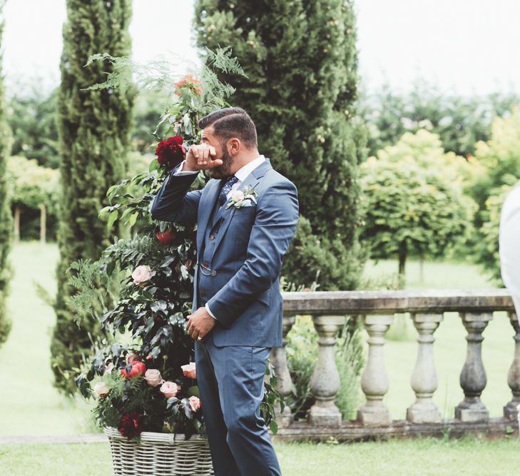 French Chateau Wedding With Outdoor Wedding Ceremony