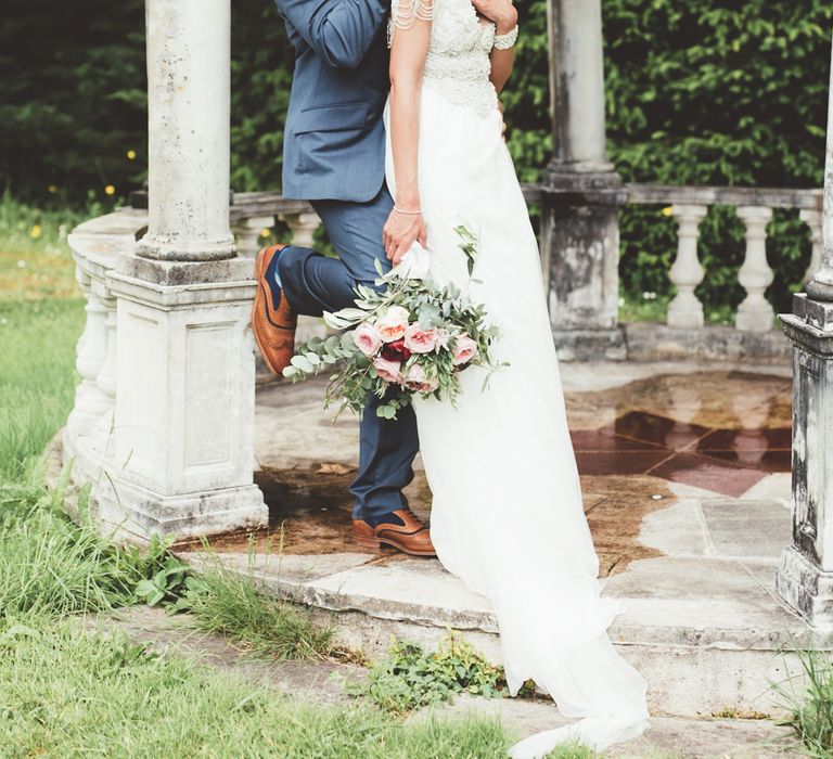 French Chateau Wedding With Outdoor Wedding Ceremony