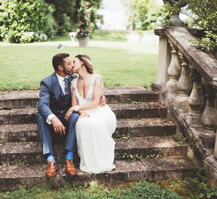 French Chateau Wedding With Outdoor Wedding Ceremony