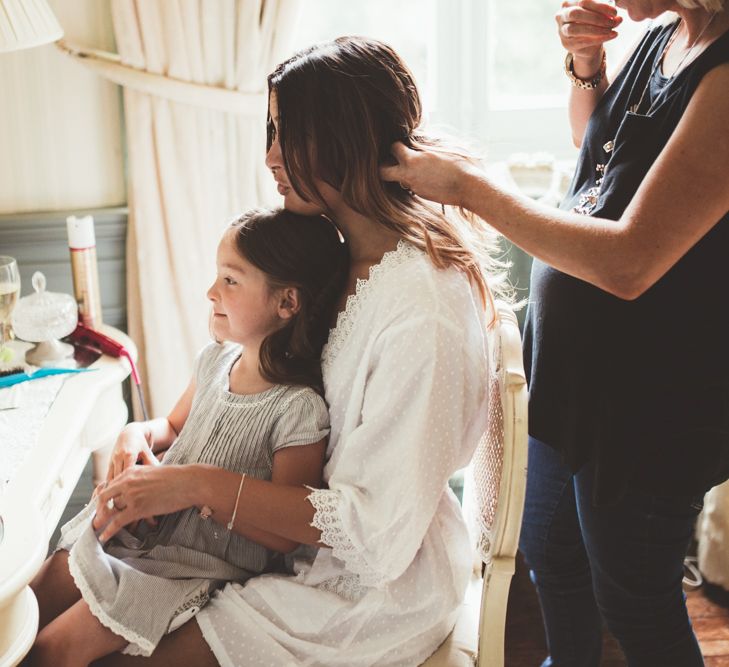 Bride Getting Ready For Wedding