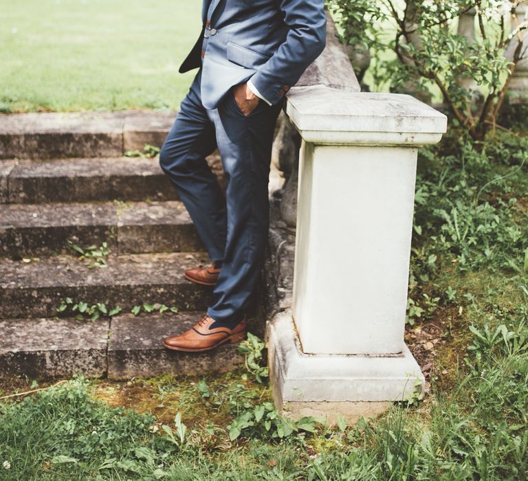 Groom In Vivienne Westwood Suit