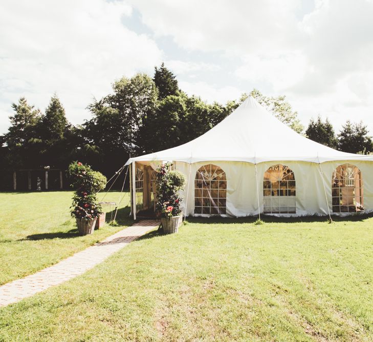 French Chateau Wedding With A Marquee Reception