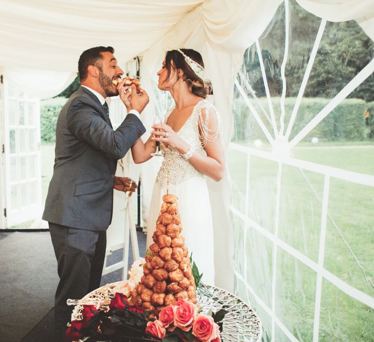 French Chateau Wedding With A Marquee Reception