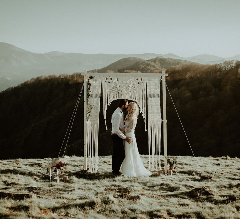 Bohemian Elopement Shoot Basque Country Images By Marine Marques