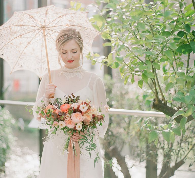 Bride With Parasol