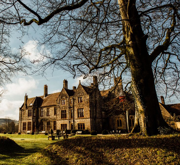 Huntsham Court Winter Wedding Image by Micelle Wood Photographer