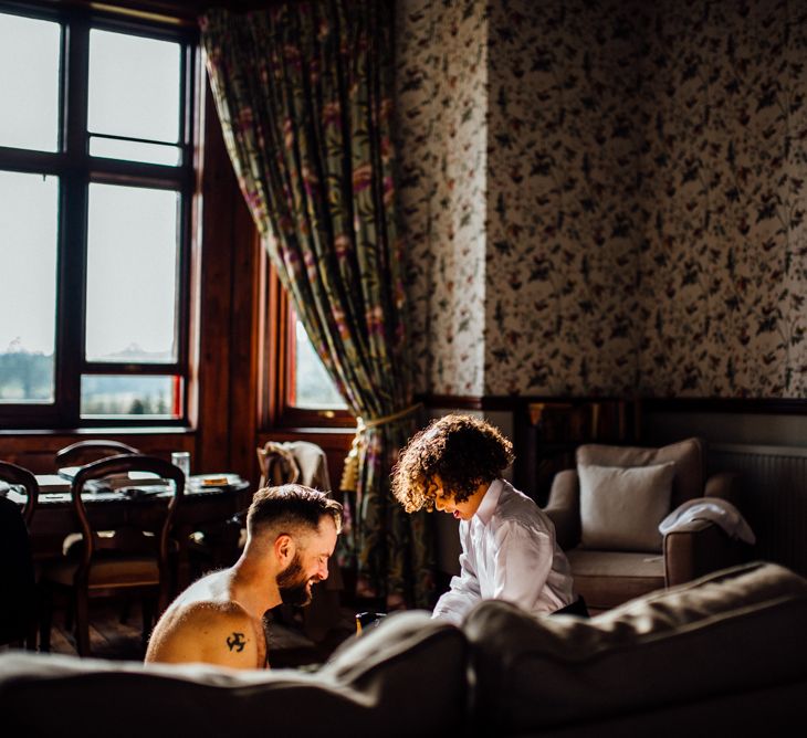 Huntsham Court Winter Wedding Image by Micelle Wood Photographer