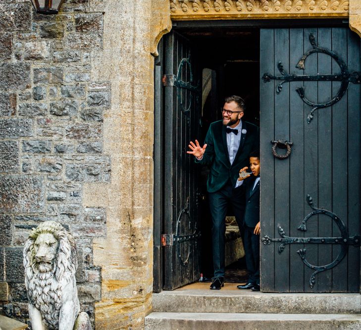 Huntsham Court Winter Wedding Image by Micelle Wood Photographer