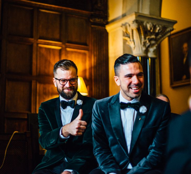 Huntsham Court Winter Wedding Image by Michelle Wood Photographer