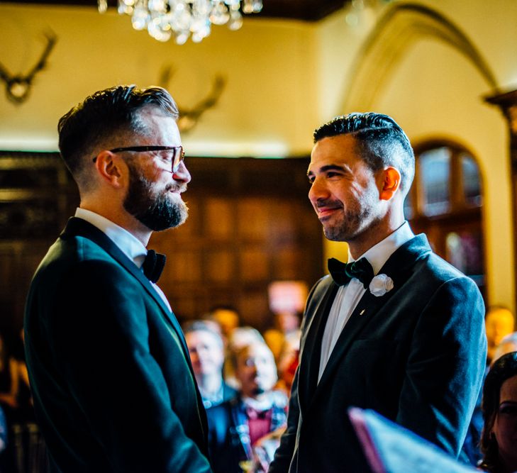 Huntsham Court Winter Wedding Image by Michelle Wood Photographer