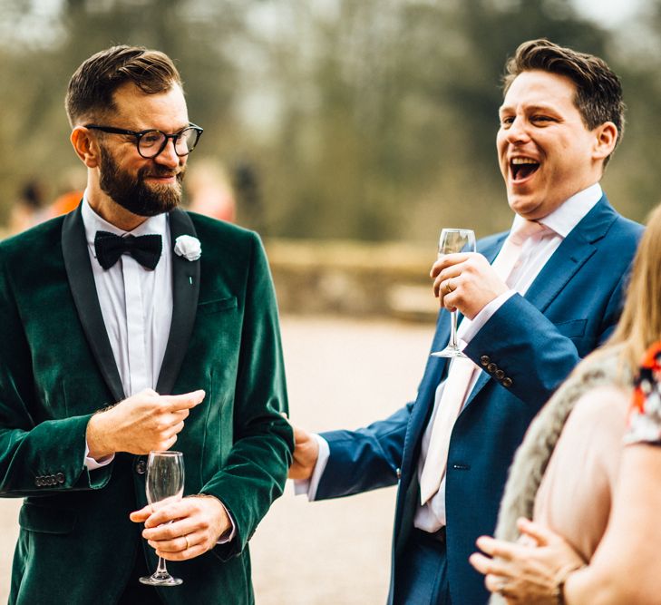 Huntsham Court Winter Wedding Image by Michelle Wood Photographer