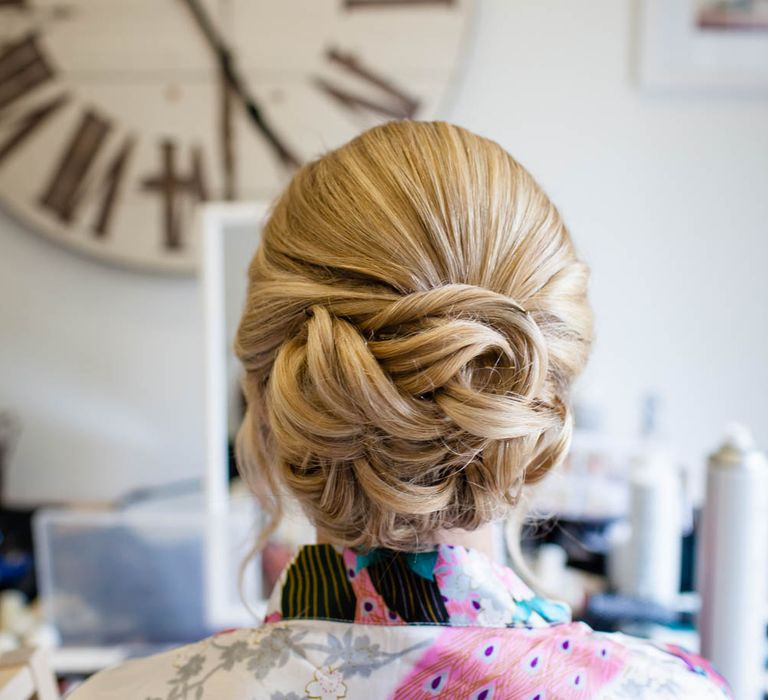 Twisted Bridal Up Do | Blink Photography