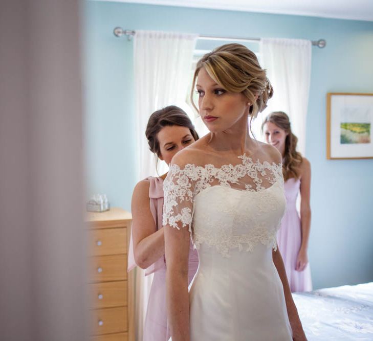 Bride in Sassi Holford Grace Wedding Dress | Blink Photography