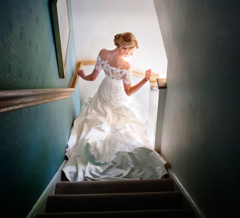 Bride in Sassi Holford Grace Wedding Dress | Blink Photography