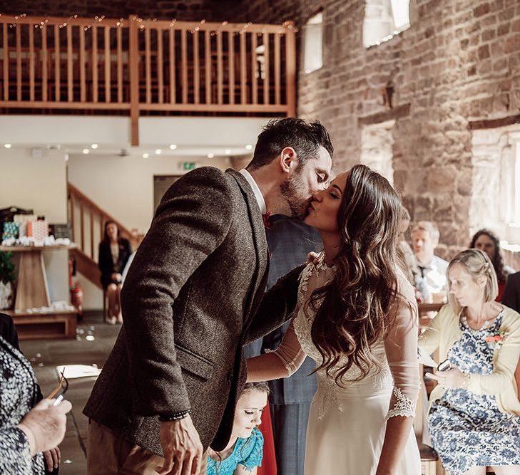 Rustic Ceremony at The Ashes Barns in Staffordshire