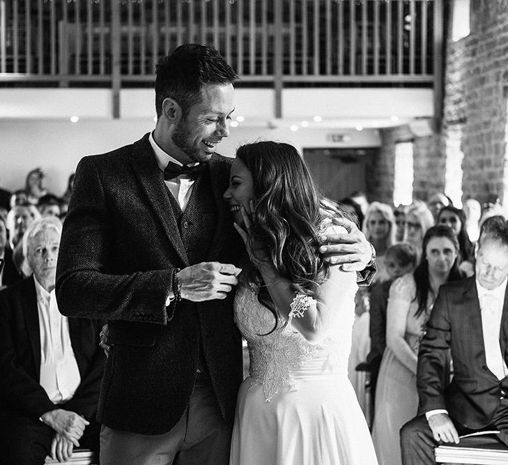 Rustic Ceremony at The Ashes Barns in Staffordshire