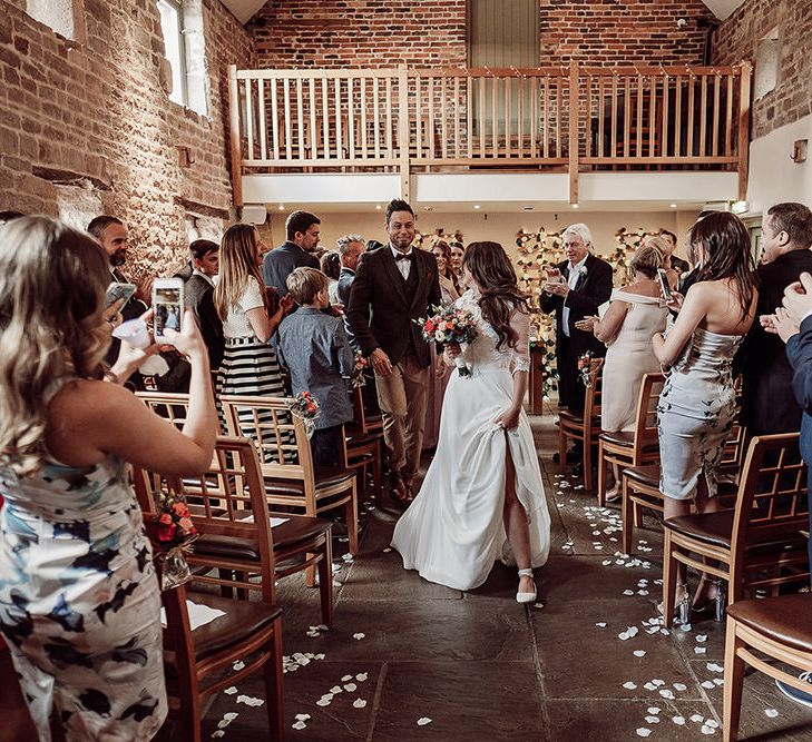 Rustic Ceremony at The Ashes Barns in Staffordshire