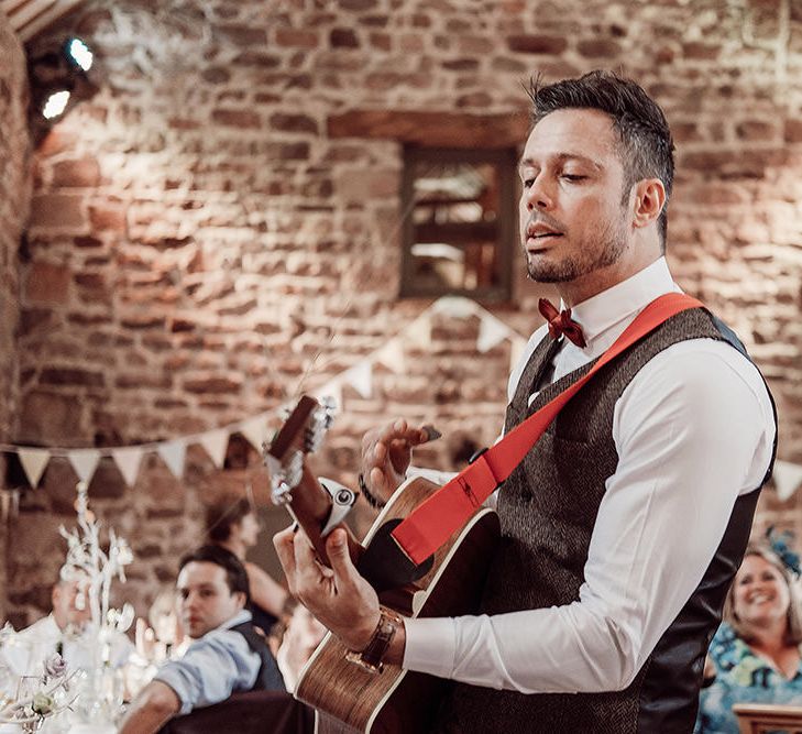 Guitar Playing Groom