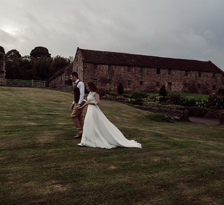 Bride & Groom Country Portrait