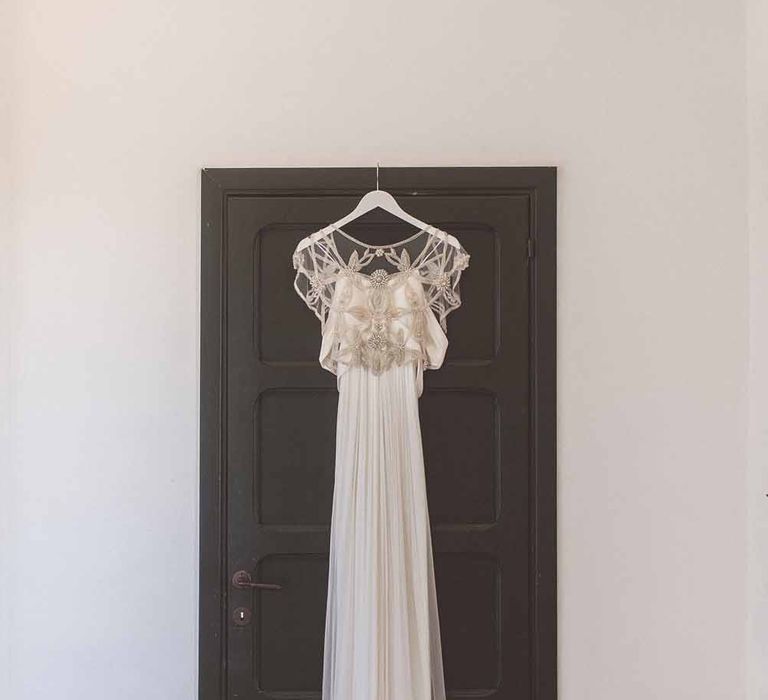 Anna Campbell Adelaide Wedding Dress // Rustic Luxe Wedding In Tuscany Styled By The Wedding Of My Dreams With Flowers By Passion For Flowers Anna Campbell Bride Images & Film From WE ARE // THE CLARKES