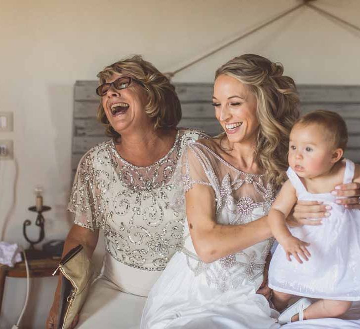 Anna Campbell Adelaide Wedding Dress // Rustic Luxe Wedding In Tuscany Styled By The Wedding Of My Dreams With Flowers By Passion For Flowers Anna Campbell Bride Images & Film From WE ARE // THE CLARKES