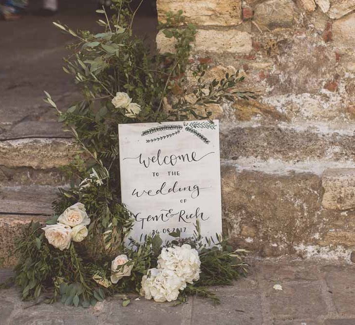 Rustic Luxe Wedding In Tuscany Styled By The Wedding Of My Dreams With Flowers By Passion For Flowers Anna Campbell Bride Images & Film From WE ARE // THE CLARKES