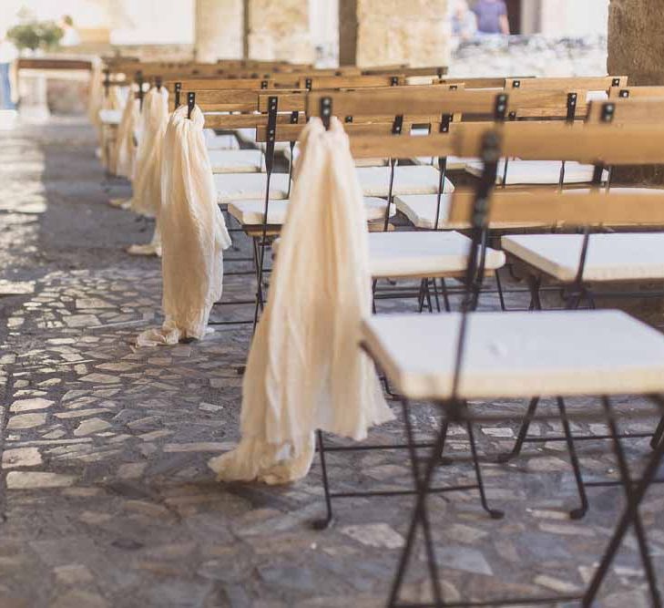 Italian Wedding Ceremony // Rustic Luxe Wedding In Tuscany Styled By The Wedding Of My Dreams With Flowers By Passion For Flowers Anna Campbell Bride Images & Film From WE ARE // THE CLARKES