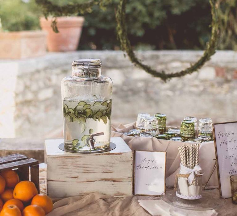 Rustic Luxe Wedding In Tuscany Styled By The Wedding Of My Dreams With Flowers By Passion For Flowers Anna Campbell Bride Images & Film From WE ARE // THE CLARKES