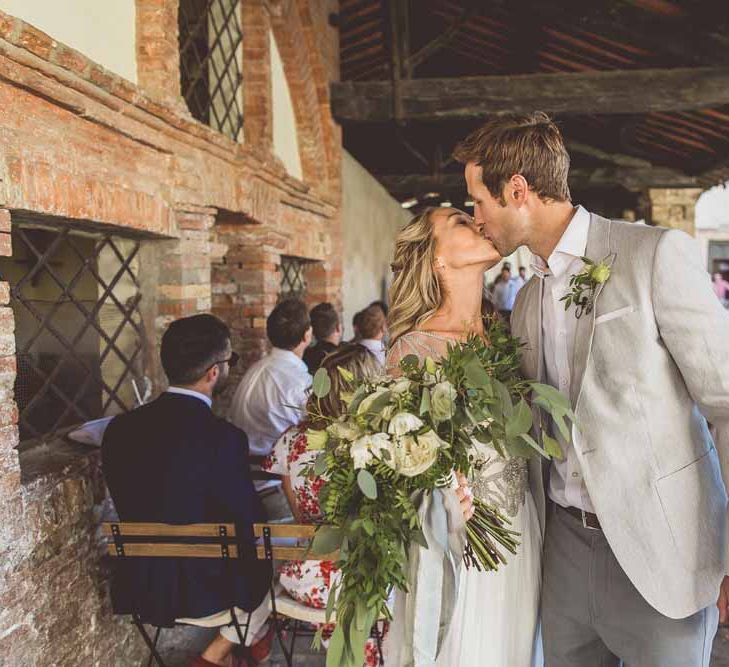 Rustic Luxe Wedding In Tuscany Styled By The Wedding Of My Dreams With Flowers By Passion For Flowers Anna Campbell Bride Images & Film From WE ARE // THE CLARKES