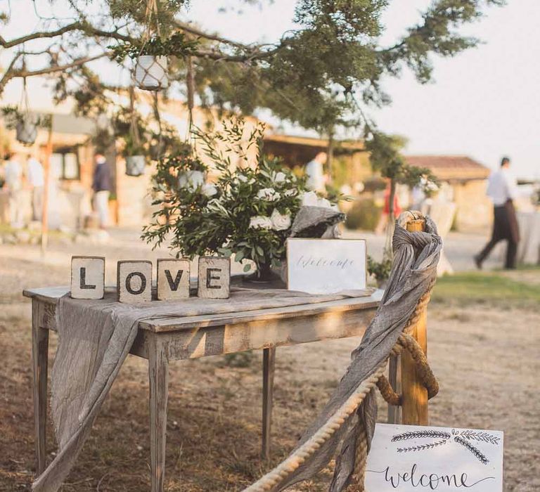 Rustic Luxe Wedding In Tuscany Styled By The Wedding Of My Dreams With Flowers By Passion For Flowers Anna Campbell Bride Images & Film From WE ARE // THE CLARKES