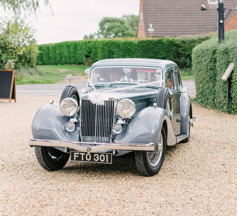 Vintage MG Wedding Car Image by Hannah Duffy Photography