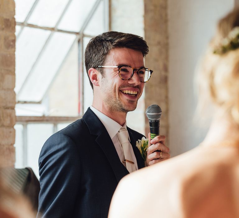 Stylish Wedding At One Friendly Place London With Bride In Pronovias And Groom In Paul Smith With Images From Miss Gen Photography