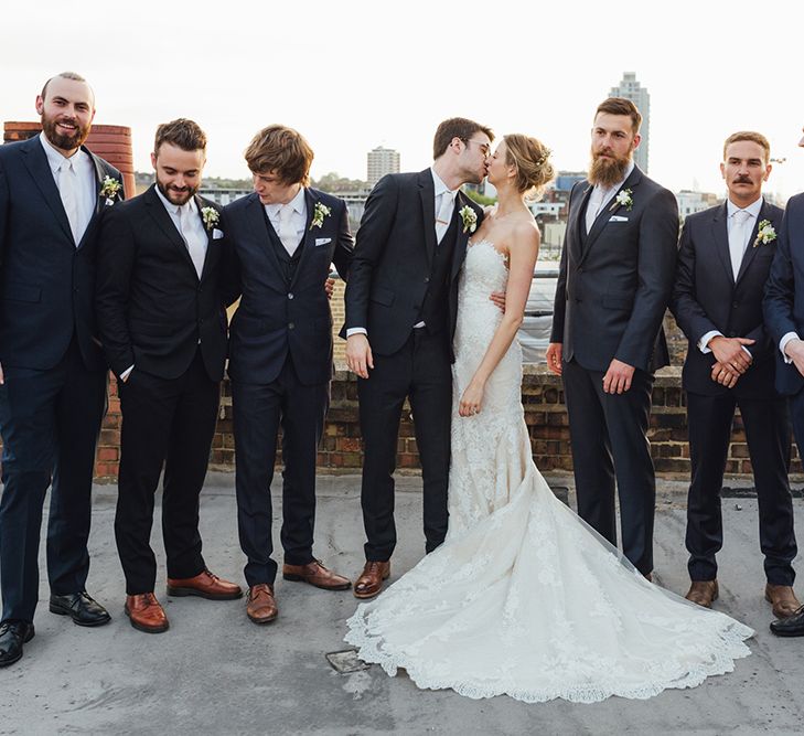 Stylish Wedding At One Friendly Place London With Bride In Pronovias And Groom In Paul Smith With Images From Miss Gen Photography